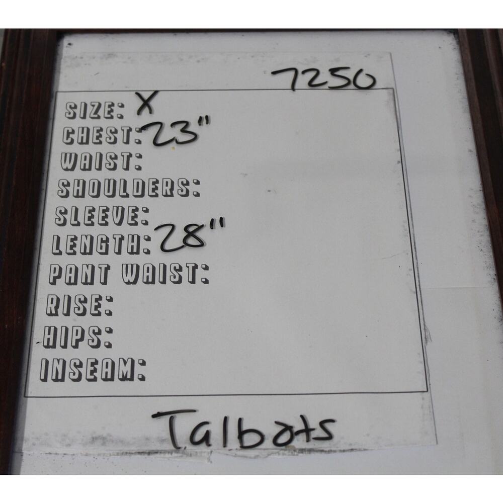 Talbots Top Size X Button Down Lightweight Cotton… - image 6